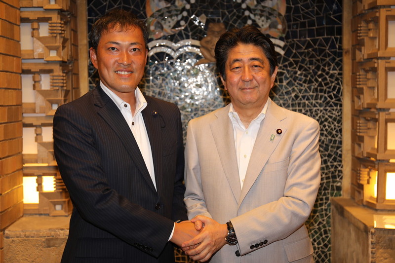 自由民主党総裁 安倍晋三氏