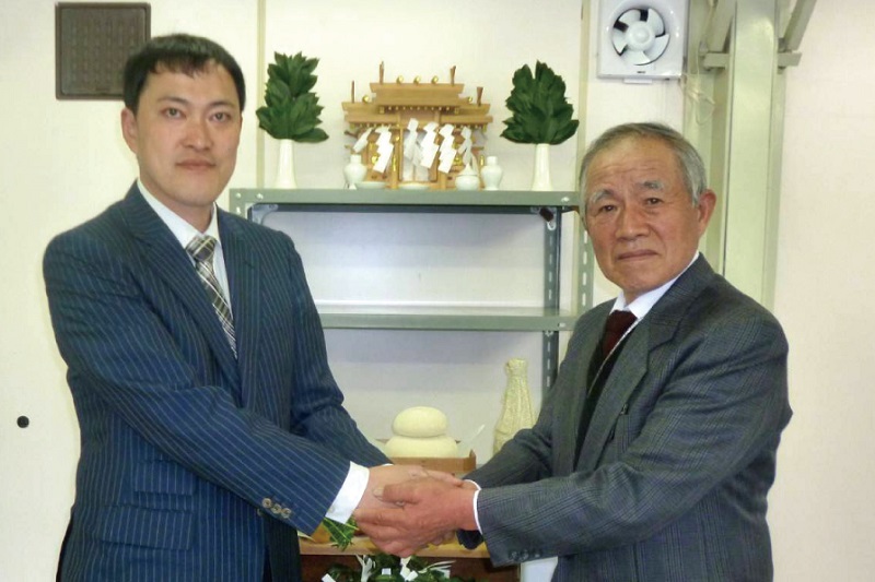 野尻一夫後援会長